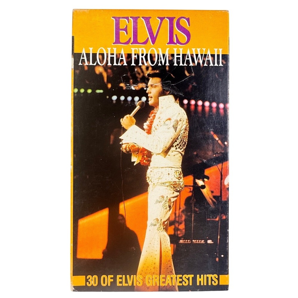 Elvis Aloha From Hawaii VHS 30 of Elvis Greatest‎ Hits Concert